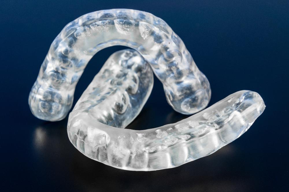 close up of two mouthguards | kauai dentist