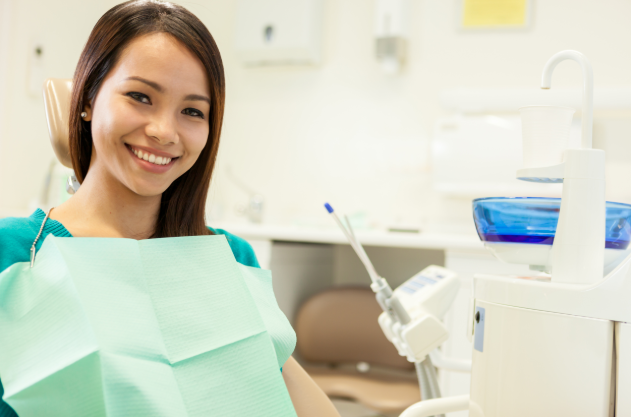 Girl Smiling In The Dental Chair | Kalaheo Dental Group | Kalaheo, HI