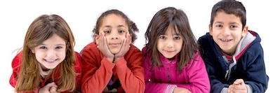 Four children smiling | Family dentist Kalaheo